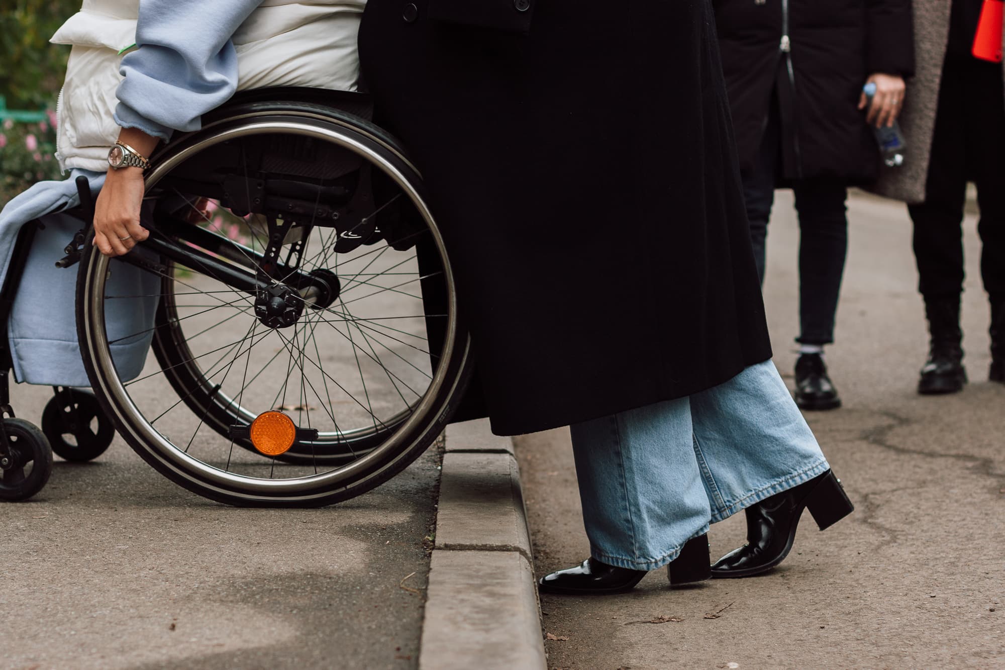 Protection Team embracing people with special needs